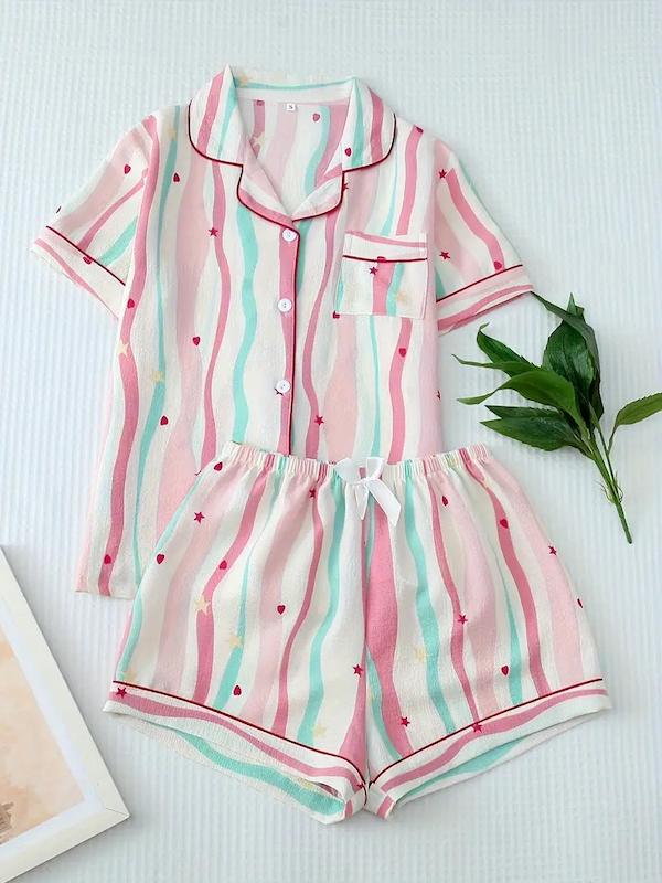 ست 2 تیکه لباس خواب زنانه (sar-30-TM)