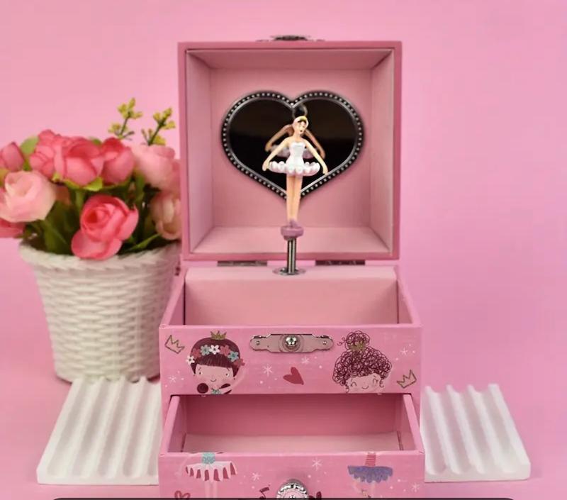 جعبه موسیقی بالرین با آینه(HED-54.62-TM)