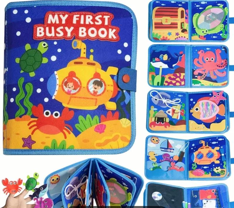 کتاب AMIBOX Kids Busy Quiet - اسباب‌بازی فعالیت حسی(HED-56.64-TM)