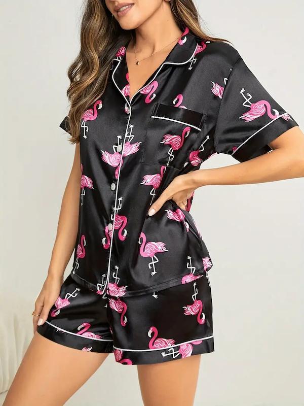 ست 2 تیکه لباس خواب زنانه (sar-33-TM)