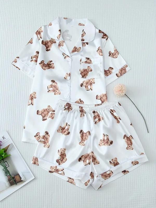 ست 2 تیکه لباس خواب زنانه (sar-29-TM)