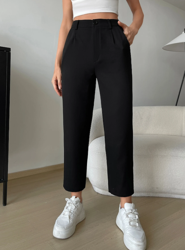 شلوار زنانه جیب‌دار (SHEIN EZwear ) (L تا XS) (TAR-54-SHEIN)