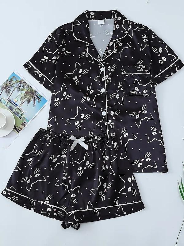 ست 2 تیکه لباس خواب زنانه (sar-36-TM)