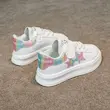 کفش دخترانه اسپرت با طرح ستاره پنج‌پر رنگارنگ (سایز 23 تا 36) (Peg-37-TM)