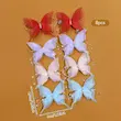 گیره مو پروانه ای رنگارنگ (پک 8 تایی)(Min-9.00- TM)