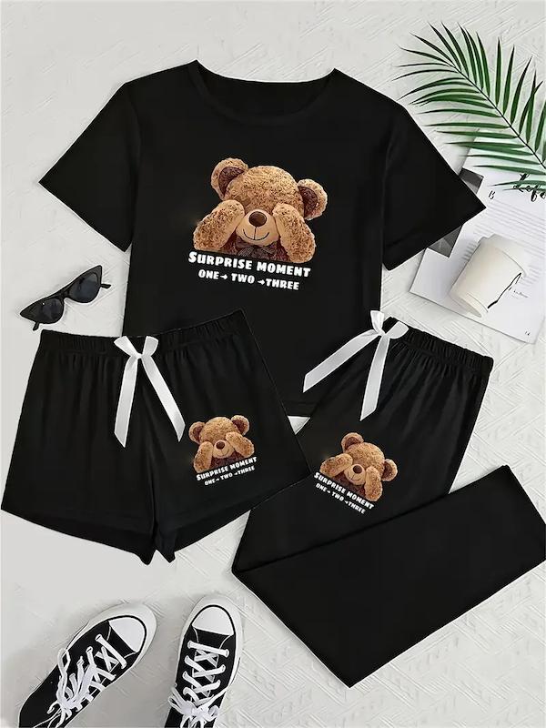 ست 3 تیکه لباس خواب زنانه (sar-37-TM)