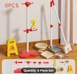 ۸ عدد/مجموعه ۱۳ عددی اسباب‌بازی‌های نظافت کودک(HED-35.72-TM)