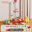 ۸ عدد/مجموعه ۱۳ عددی اسباب‌بازی‌های نظافت کودک(HED-35.72-TM)