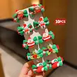 گیره مو طرح کریسمس و بابانوئل(پک 10 و 20 تایی)(Min-17.00- TM)