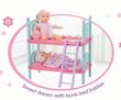 تخت خواب دو طبقه و ست بازی Belinda Baby Doll Deluxe با ابعاد 21.59 سانتی متر(HED-97.96-TM)