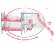 تخت خواب دو طبقه و ست بازی Belinda Baby Doll Deluxe با ابعاد 21.59 سانتی متر(HED-97.96-TM)