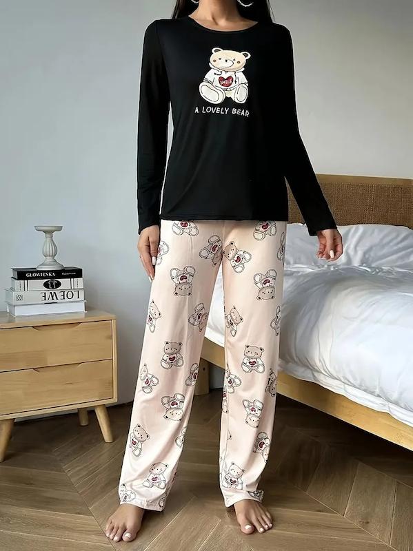 ست 2 تیکه لباس خواب زنانه (sar-29-TM)