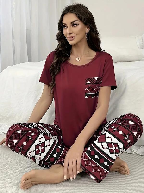 ست 2 تیکه لباس خواب زنانه (sar-25-TM)