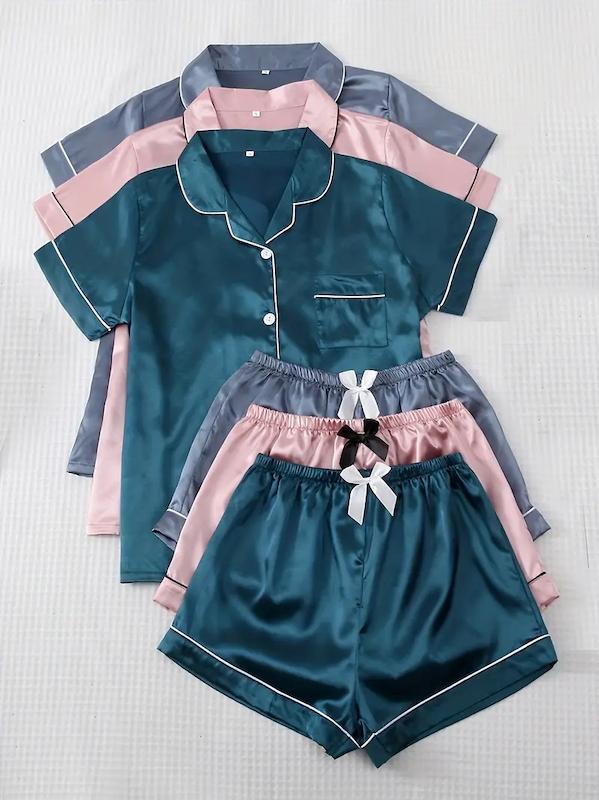 پک سه عددی لباس خواب دو تیکه زنانه (sar-96-TM)