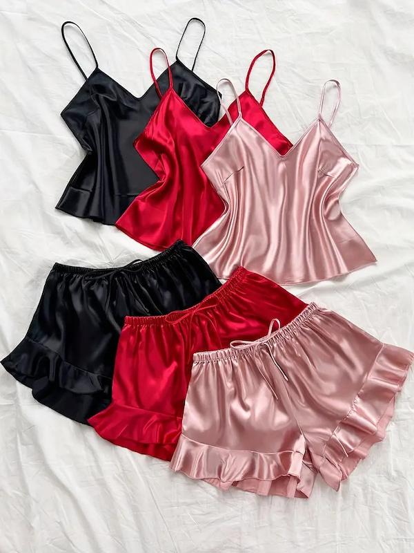 پک سه عددی لباس خواب دو تیکه زنانه (sar-65-TM)