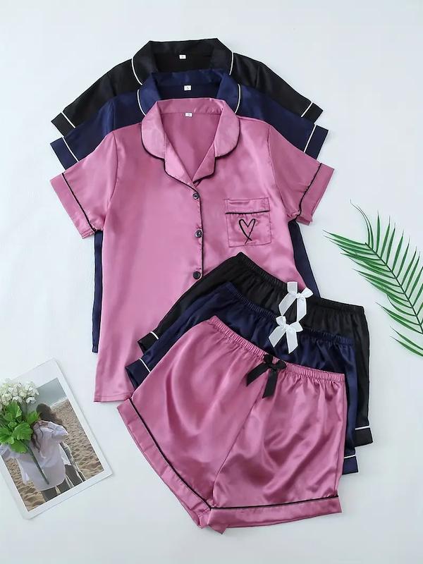 ست 2 تیکه لباس خواب زنانه (sar-90-TM) 