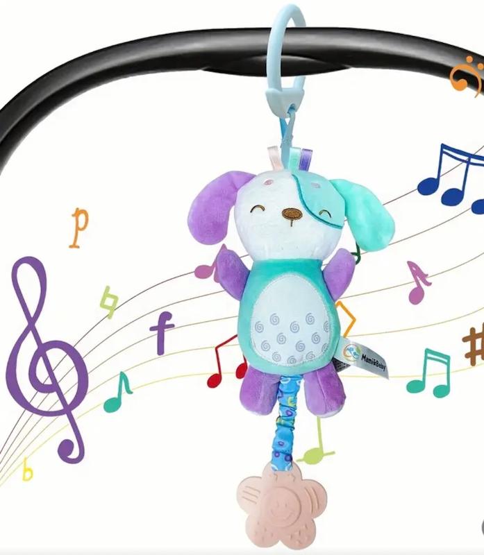 اسباب‌بازی مخملی حیوانات بامزه WEIFF با صدای جیرجیر و دندان‌گیر(HED-17.14-TM)