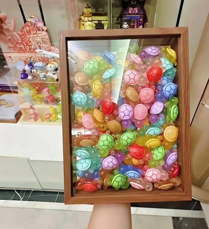 25 عدد مجسمه لاک‌پشت سه بعدی شب‌تاب(Hed-14.29-TM)