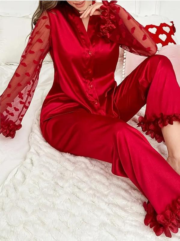 ست 2 تیکه لباس خواب زنانه (sar-47-TM)