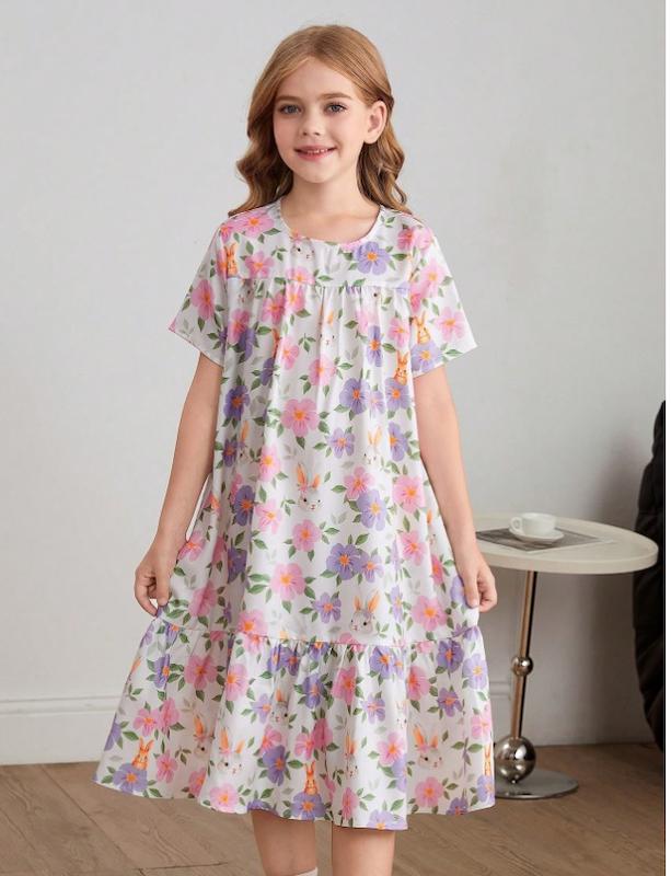 پیراهن تابستانه دخترانه (8 تا 11 سال) (naf.shein.49.38)