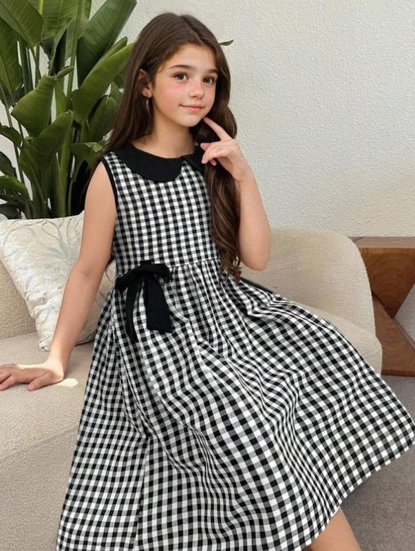 پیراهن مجلسی دخترانه  (DRMZ Kids) (8 تا 12 سال) (naf.shein.61.14) 