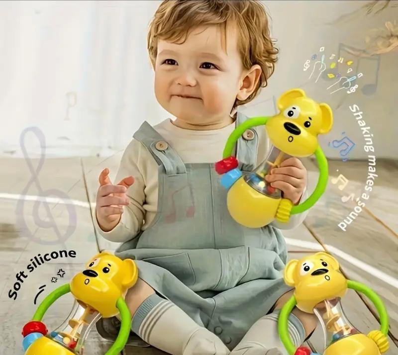 جغجغه لاستیکی نرم با طرح سگ(Hed-10.91-TM)