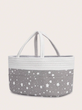 سبد نگهدارنده پوشک مادر طرح ستاره بافته شده (TAR-63-SHEIN)
