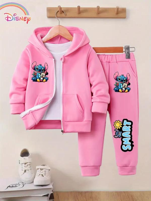 ست هودی و شلوار دخترانه ( 9 ماه تا 6 سال )(Min-58.13-TM)