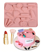 قالب کیک سیلیکونی طرح لوازم آرایش (TAR-15-SHEIN)
