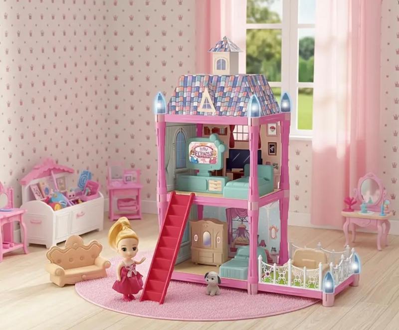 خانه بازی کودکان، بلوک‌های ساختمانی قلعه پرنسس(Hed-43.34-TM)