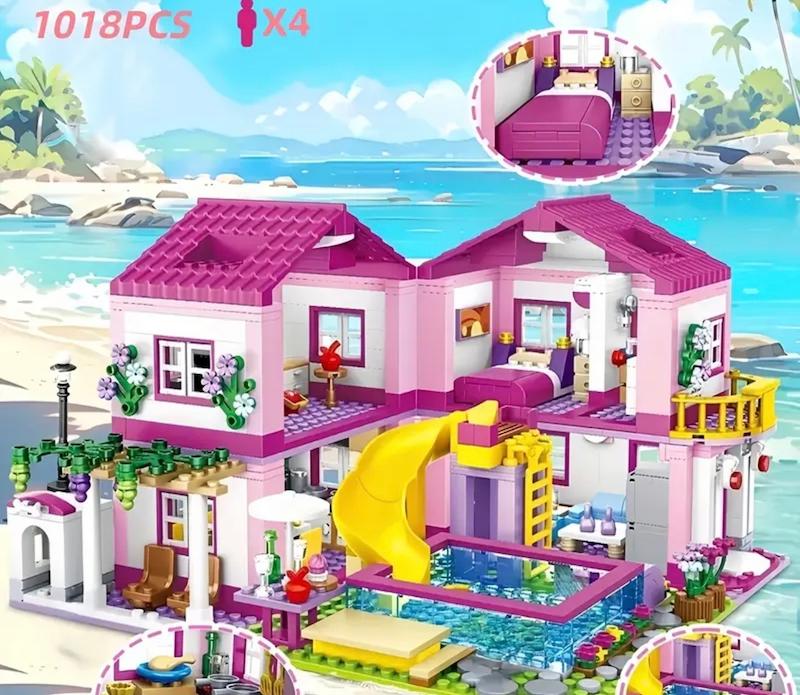 مدل خانه با نمای شهر ۱۰۱۸ تکه(Hed-133.47-TM)