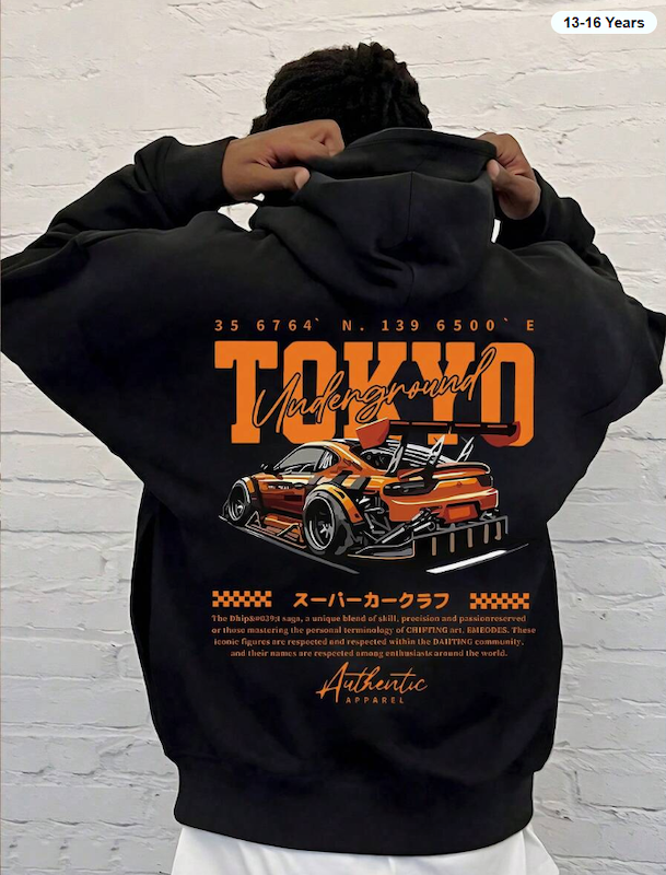 هودی کلاه دار پسرانه (سن 13 تا 16 سال)(naf.Shein.71.05)