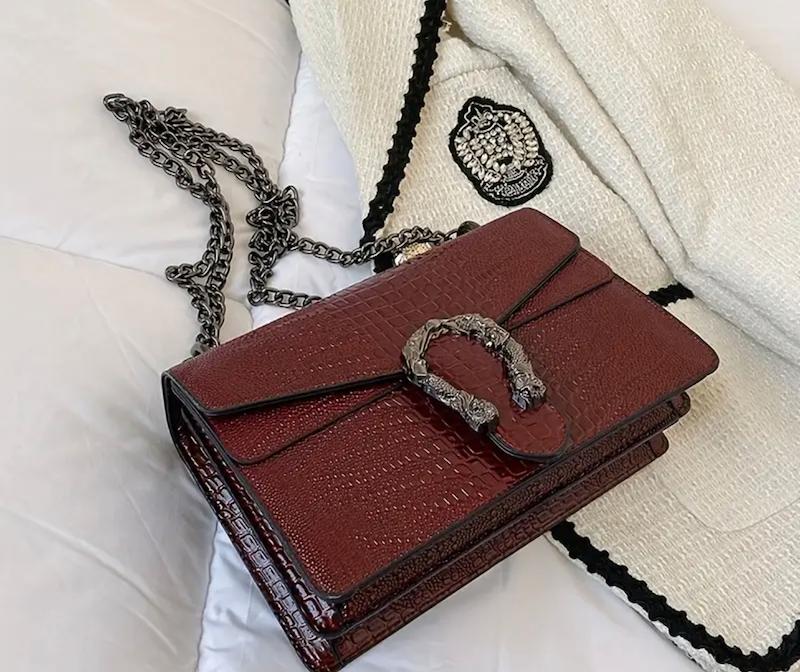 کیف زنانه لوکس طرح کروکودیل(Hed-57.62-TM)