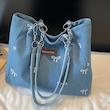 کیف دستی زنانه کژوال Perfect Lily با بند زنجیری ثابت و دوخت پاپیون (Peg-41-TM)