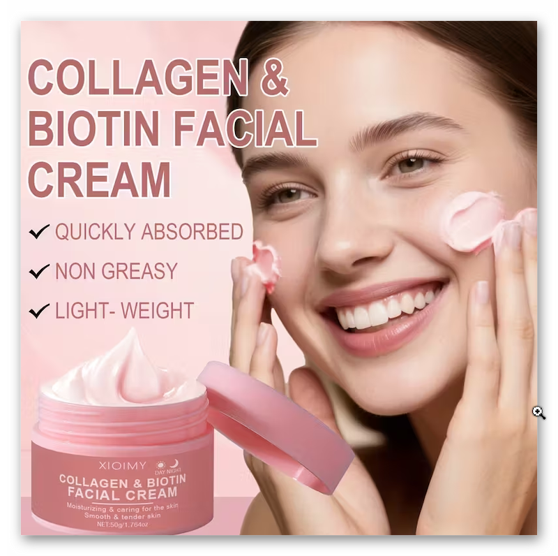 کرم صورت کلاژن بیوتین (Min-14.00-TM)