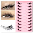 10 جفت مژه مصنوعی فاکس آی (Min-13.00-TM)