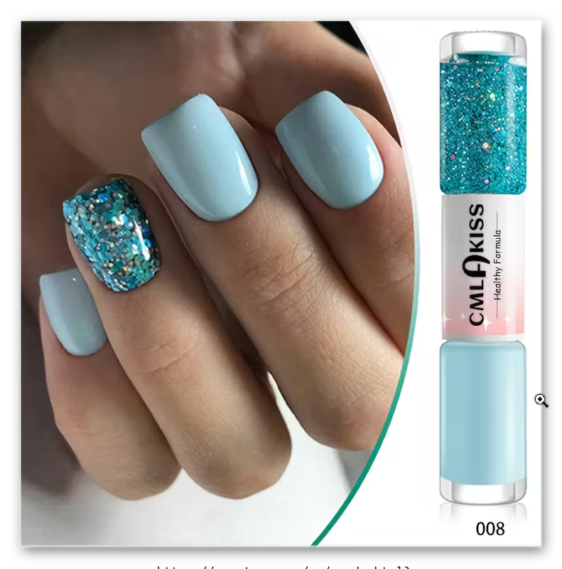 لاک ناخن اکلیلی دو رنگ (Min-12.00-TM)