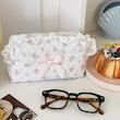 کیف لوازم آرایش صورتی با طرح گل رز (Peg-14-TM)