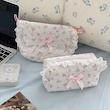 کیف لوازم آرایش صورتی با طرح گل رز (Peg-14-TM)