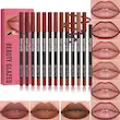 ست خط لب مات ۱۲ رنگ (BEAUTY GLAZED) (TAR-18-TM)