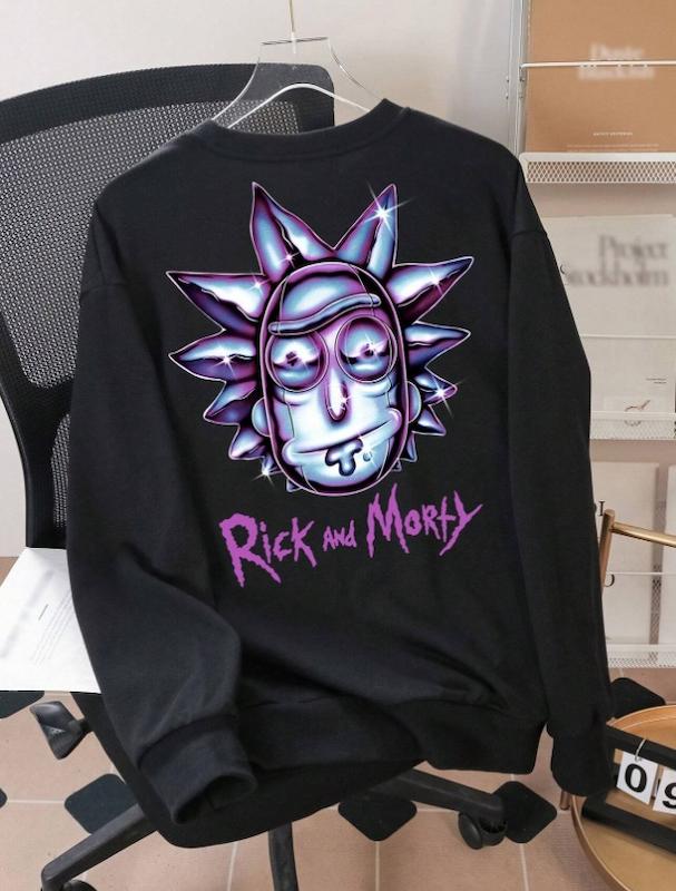 پلیور دورس مردانه (Rick and Morty) (سایز S تا 2XL) (naf.shein.79.14) 