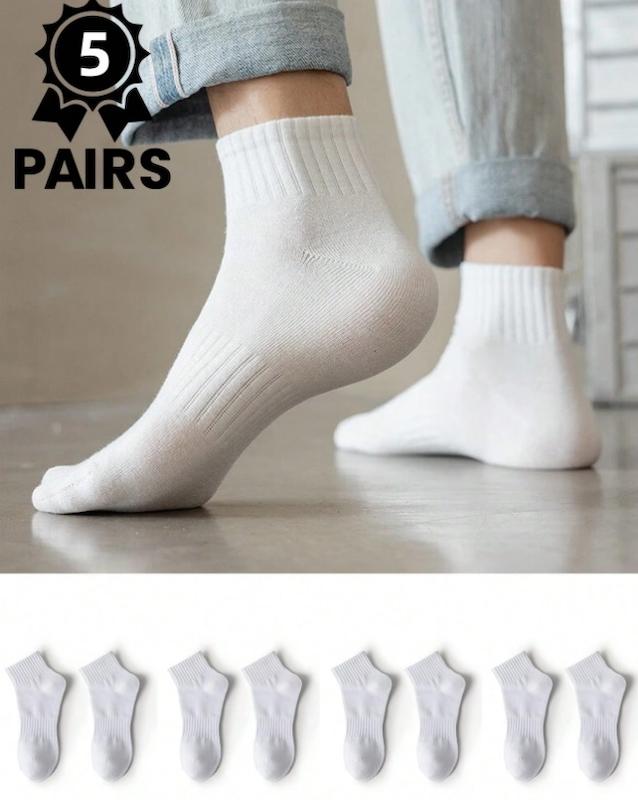 پک 5جفتی جوراب ساق کوتاه مردانه (36-46) (naf.shein.24.77)