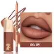 ست خط لب و رژ لب مایع مات (Pudaier) (TAR-9-TM)