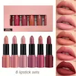 ست ۶ عددی رژ لب مات مخملی (NVXKISS) (TAR-20-TM)