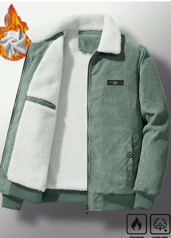 کت مخمل کبریتی داخل پشمی مردانه (سایز S تا 2XL) (naf.shein.179.04)