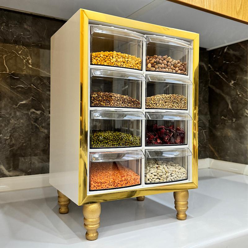 باکس حبوبات۸خونه۲کیلویی