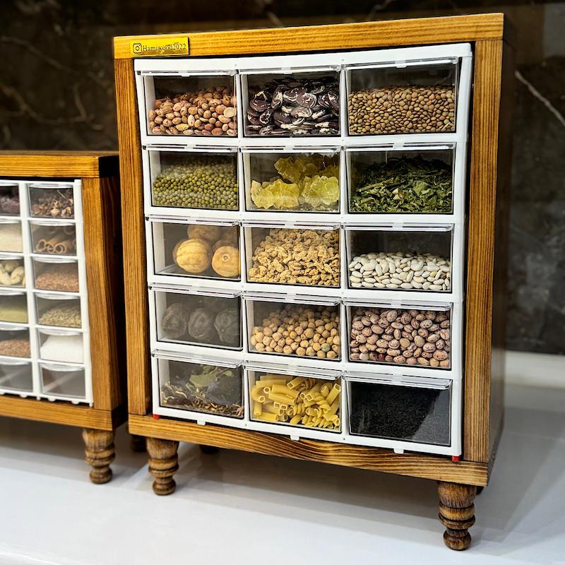 باکس حبوبات۱۵خونه ۸۰۰گرمی