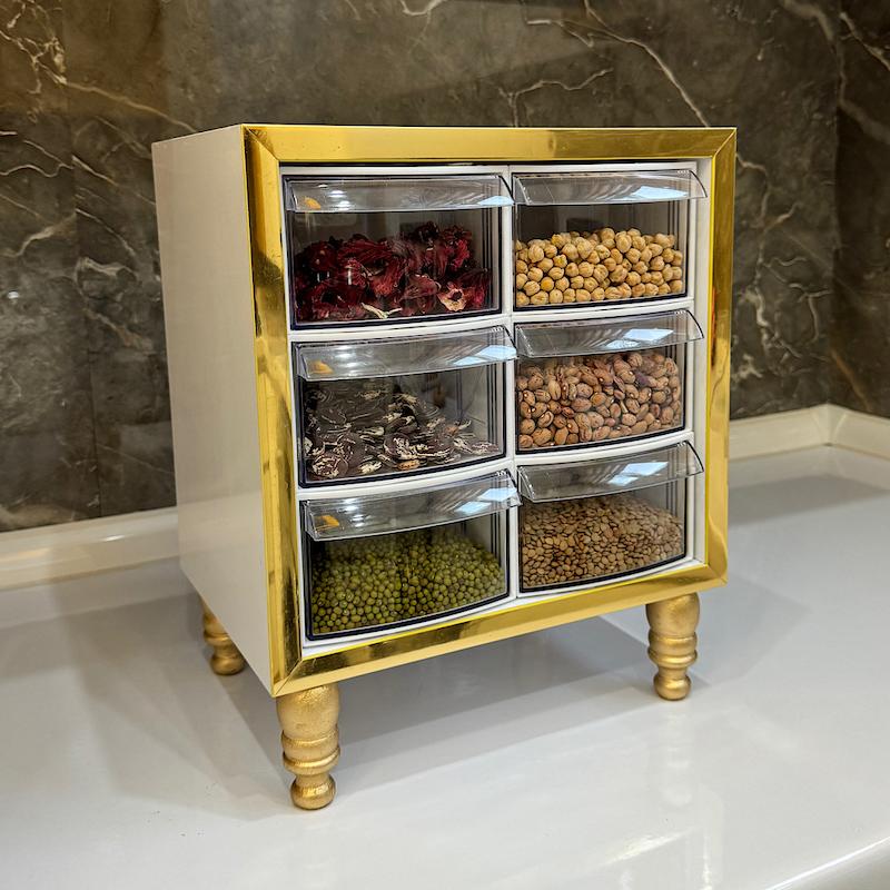 باکس حبوبات۶خونه۲کیلویی