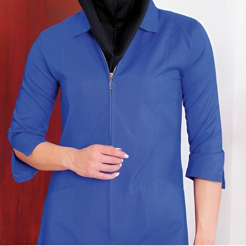 یونیفرم کار زنانه چاپ و گلدوزی دار