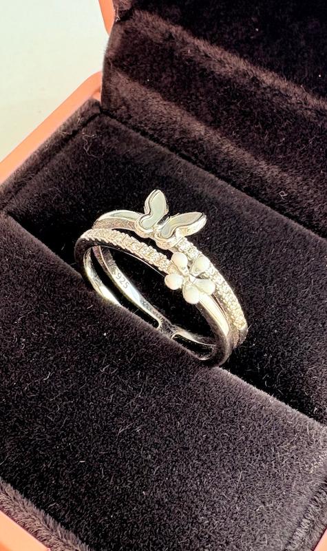 انگشتر نقره زنانه🦋